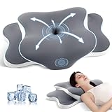 A-Pce Memory Foam Ergonomisches Kissen zum Schlafen, Orthopädisches Nackenstützkissen, Kühlendes...