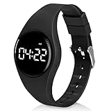 LEBEXY Schrittzähler Uhr Einfach Pedometer Ohne Bluetooth/Ohne App/Ohne Handy Fitness Armband...