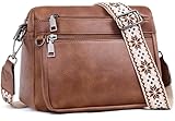 MUIIKOLA umhängetasche damen，umhängetasche mittelgroß tasche umhängetasche,damen leder，Weich...