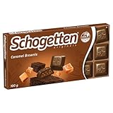 Schogetten Caramel Brownie 100g Schokoladentafel, praktisch einzeln portioniert. Ein Genuss. Stück...