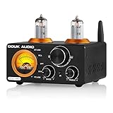 Douk Audio ST-01 PRO HiFi-Verstärker, 200W Mini Röhrenverstärker mit Bluetooth 5.0, VU-Messer,...