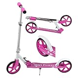 ArtSport Scooter Cityroller Big Wheel 205mm Räder klappbar & höhenverstellbar - Kinder-Roller ab 3...