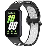 Breathable Ersatzarmband für Samsung Galaxy Fit 3, Sport ArmbandUhrenarmband, Silikon Armbänder...