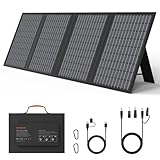 MHPOWOS 60W Tragbares Solarladegerät mit Ständer, Faltbares Solarpanel mit USB-C, USB-A und...