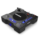 Stanton STX - Tragbarer Scratch DJ-Turntable mit Innofader Nano Crossfader, Bluetooth, Pitch Slider,...