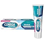 Corega Ultra Haftcreme Neutral für Zahnersatz/dritte Zähne, 40g, ohne künstliche Farb- und...