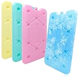 com-four® 4X Extra flaches Kühlakku - Platzsparend und ideal für Kühlbox und Kühltasche -...