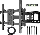 BONTEC TV Wandhalterung für 32-85 Zoll Bildschirme bis zu 60kg, Wandhalterung Fernseher Schwenkbar...