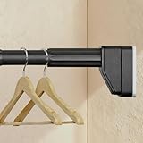 Teleskopstange 40-500cm Ausziehbar Duschvorhangstange Spannstange ohne Bohren Klemmstange Rostfrei...