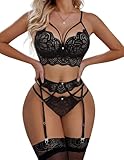 Lucyme Dessus Damen Unterwäsche Sexy Erotisch Lingerie Set Unterwäsche Frauen Flirty Babydoll...