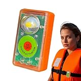 Rettungswesten-Blitzgerät – LED-Sicherheitslicht, wasserdichtes Meerwasser-Signalgerät,...
