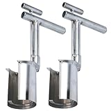 AZIDWERYQ 2-teiliges Blumenzwiebel-Pflanzwerkzeug, Langer Griff, Gras-Pflanzwerkzeug, Robustes...