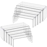 FAZMoss 2 Sets transparenter Acryl-Präsentationsständer, 5 Größen, transparente...