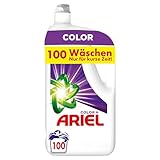 Ariel Flüssigwaschmittel Waschmittel, 100 Waschladungen Color, Kraftvolle Fleckenentfernung Schon...