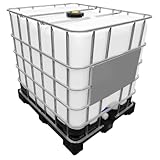 REKUBIK 1000l IBC Wassertank DN150/50 auf PE-Palette (Gebraucht/Gespült)