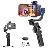 ZHIYUN Smooth-5S AI Combo[Official] AI-gestützter Smartphone Gimbal, Gimbal Stabilisator 3-Achsen,...