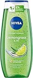 NIVEA Lemongrass & Oil Duschgel (250 ml), pH-hautneutrale Pflegedusche mit belebendem...