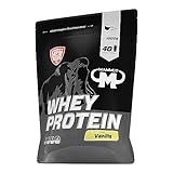 Mammut Nutrition Whey Protein Pulver Vanilla – 1kg – 27g Protein pro Portion – Eiweißpulver...