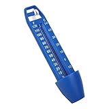 Schwimmbad Thermometer 0-50°C - Schwimmendes Wasserthermometer mit Seil | Temperaturmesser...