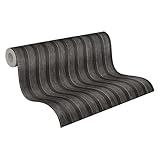 A.S. Création PintWalls II Vliestapete mit Wandpaneelmotiv 0,53 x 10,05 m – Schwarz, Grau –...