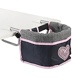 Bayer Chic 2000 735-26 Puppen-Tischsitz, Melange grau, Navy