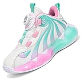 Basketballschuhe Kinder für Jungen und Mädchen High Top Outdoor Sportschuhe Atmungsaktive...