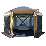 ADITAM Hexagon-Zelt, automatisches Zelt, winddichtes Outdoor-Campingzelt,...