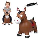 JAMARA 460597 Hüpftier Pferd HoppyDoo - Spielzeug für Kinder, Hüpfspielzeug Baby Indoor/Outdoor,...