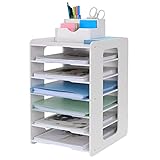 Schreibtisch-Organizer, Briefablage, Dokumentenhalter, A4-Papierablage, für Zuhause, Büro, Schule,...