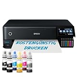 Epson EcoTank ET-8550 Fotodrucker für kreative Enthusiasten, ultrakomfortables A3+-Format,...
