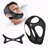 Antischnarch,Anti Schnarch Kinnriemen,Schnarchen Mouth Piece,Anti-Snoring Chin Strap Devices,Gegen...