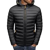 Generisch Steppjacke Herren Leicht, Winterjacke Herren Warm, Daunenjacke Mit Reißverschluss...