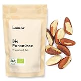 Kamelur Bio Paranüsse aus Wildsammlung - 1kg - von Hand geerntete Paranusskerne aus dem...