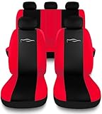 Susy Shop Autositzbezug-Set für Auto, universal, mit Rücksitzlehne mit 2 Reißverschlüssen,...