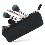 cobee Make up Pinsel Etui mit Reißverschluss, waschbarer Silikon Kosmetikpinsel Halter...