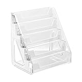 Karten-Display, Acryl-Organizer-Regal, Display-Riser für den Schreibtisch, stabiler Stand mit...
