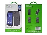 Roxfit Made for Xperia Gel-Schutzhülle/Handyschale für Sony Xperia Z3, nero schwarz