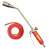 Unkraut -Fackel, Doppelschalter Unkrautbrenner mit Nicht -Slip -Griff, Flammenreinsbrenner mit 47...