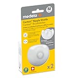 Medela Contact Brusthütchen aus Silikon – Weiches, ultradünnes Design – BPA-frei – 1 Packung...