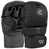 WFX MMA-Handschuhe, Kampfsport-Handschuhe, Sparring, Grappling, Muay Thai, Käfigkampf, offene...
