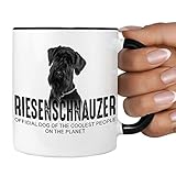 Riesenschnauzer Schnauzer Official Dog cool Tasse Kaffee lustig Kaffeebecher happy Design