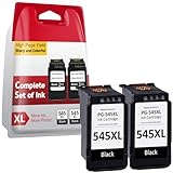 INKYEAH Druckerpatronen 545 XL Schwarz, PG-545 Schwarz Kompatibel für Canon 545 XL Black, PG-545 XL...