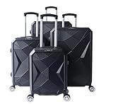 COFI 1453 4 tlg Reisekoffer Koffer Hartschale Trolley Set Kofferset Handgepäck Gepäck Reisetasche...