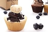 Bake Choice 800 Stück natürliche Standard-Cupcake-Förmchen zum Backen, lebensmittelechte...