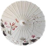 HAJHI 2 In 1 Papierschirm Für Hochzeiten Klassisch Japanischer Sonnenschirm Wasserdicht...