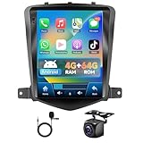 Hodozzy 4GB+64GB Android Autoradio für Chevrolet Cruze J300 2009-2014 mit Wireless Carplay Android...