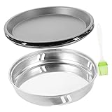 Abaodam Mini Holzkohlegrill Tragbar Outdoor Grill Camping Einweggrill Mit Edelstahlgehäuse Großem...