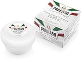 Proraso Shaving Soap inklusive Seifenschale, 150 ml, hautschonende Rasierseife für Herren mit...