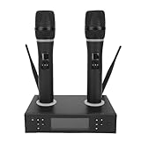 Diyeeni Wireless Mikrofon, Professionelles, Kabelloses Dynamisches Drahtloses Mikrofonsystem, Anti...