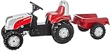 Rolly Toys rollyKid Steyr 6165 CVT Trettraktor (mit Anhänger, für Kinder ab 2,5 Jahre,...